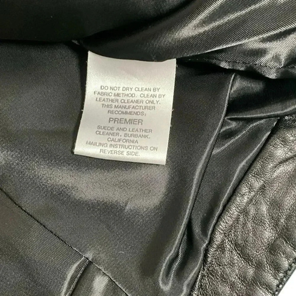 Michael Joseph Soft Leather Vest Black Size Large Collarless U Neckline Women's - Picture 8 of 12